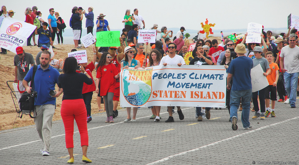 Staten Islanders march on climate change