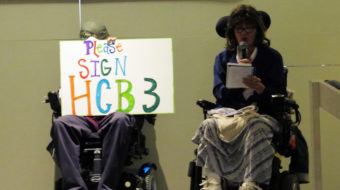 Missouri disability rights activists demand the state fund in-home care