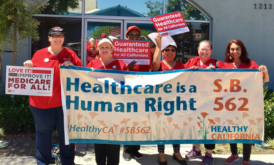 Nurses’ union blasts Calif. lawmakers for dropping single payer health care bill
