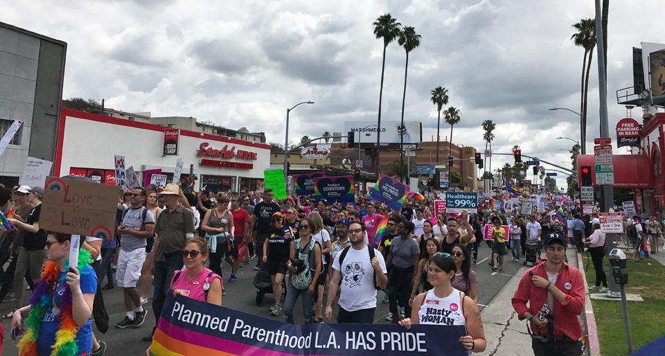 Resistance trumps pride at annual LGBTQ march in L.A.