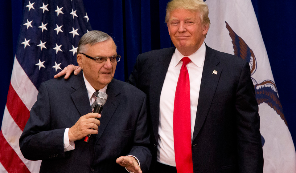 Guilty of contempt: Former Arizona sheriff Arpaio continued racial profiling