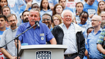 Sanders, unions, and allies kick off Midwest “pickup truck tour” vs. Trump