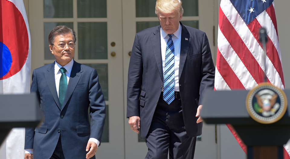 S. Korean president asserts right to veto U.S. strike on North