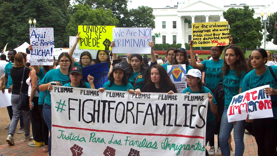 Dreamers and allies fight on after Trump lowers boom