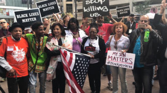 AFL-CIO delegates walk out to join Black Lives Matter protesters