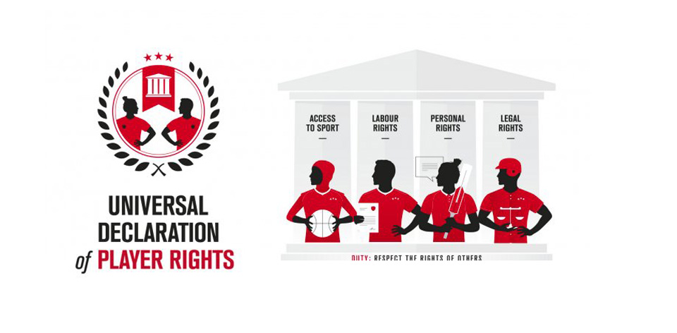 International sports union leaders unveil bill of rights for players