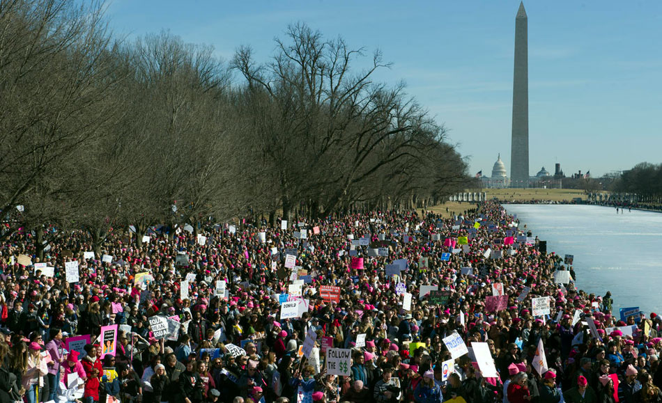 In Washington and around the country, Women’s March targets 2018 elections