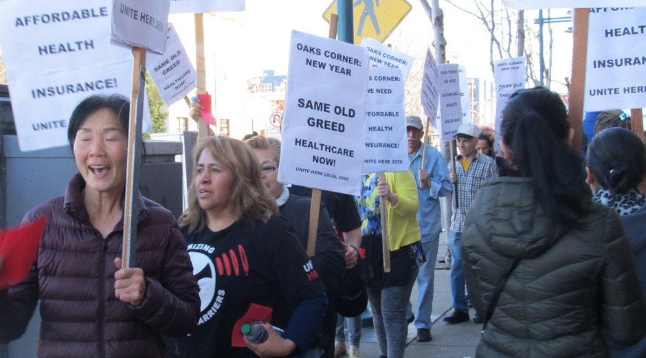 Emeryville workers celebrate Lunar New Year on the picket line