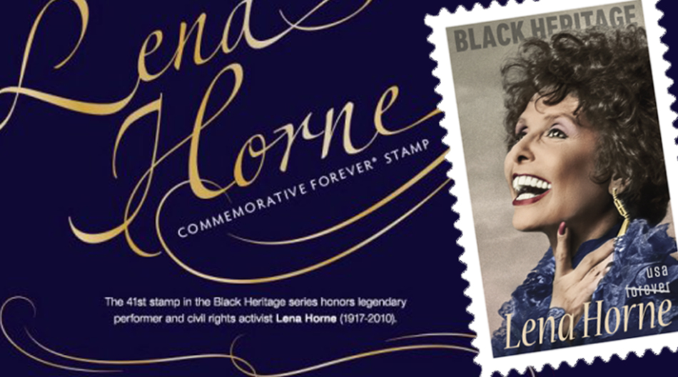 Activist singer entertainer Lena Horne honored philatelically