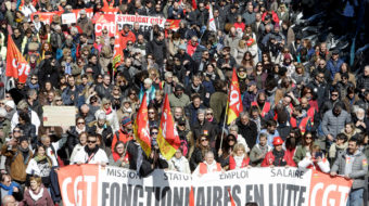 Public sector walkout brings France to a halt