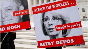 Trump Ed Secretary DeVos trashes her own workers’ union, imposes “contract”