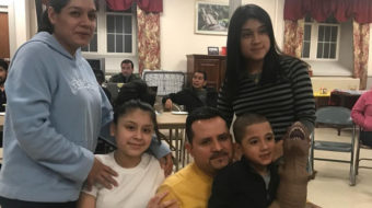 Connecticut: Solidarity postcards support Nelson Pinos in sanctuary