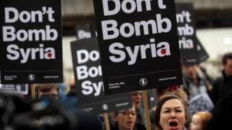 Thousands nationwide protest U.S. air strikes on Syria