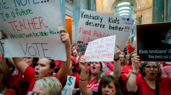 Teachers are fighting for a lot more than their own paychecks