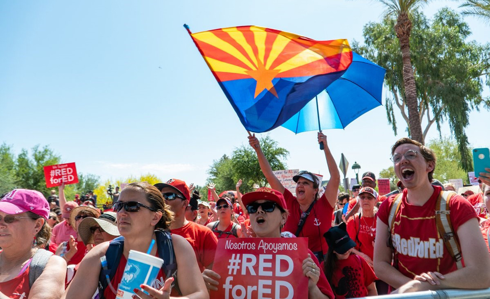 Arizona teachers win, vow to keep marching through November
