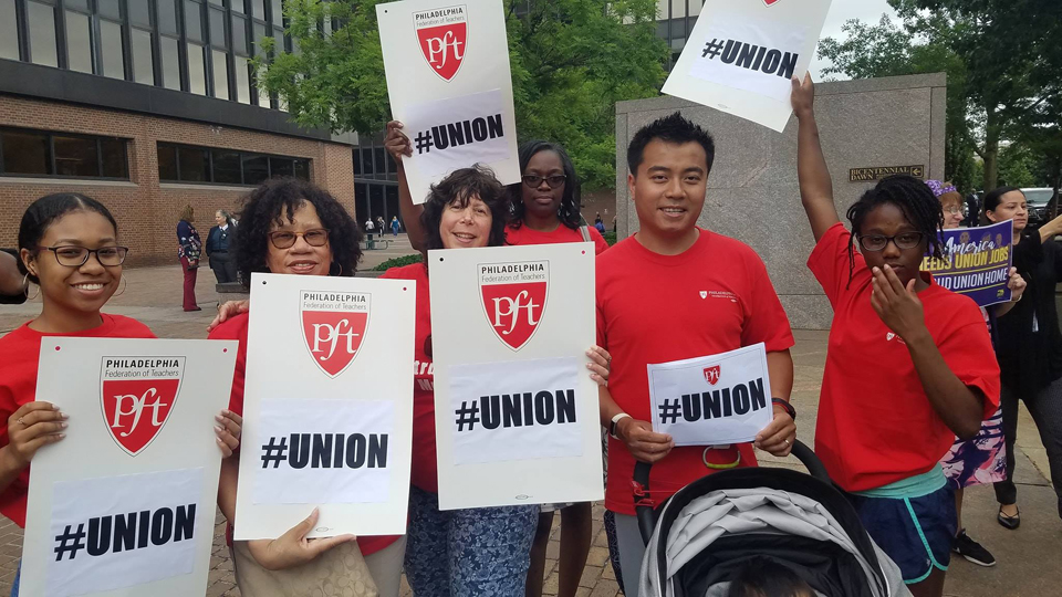 Philadelphia area labor: ‘Janus won’t stop us!’