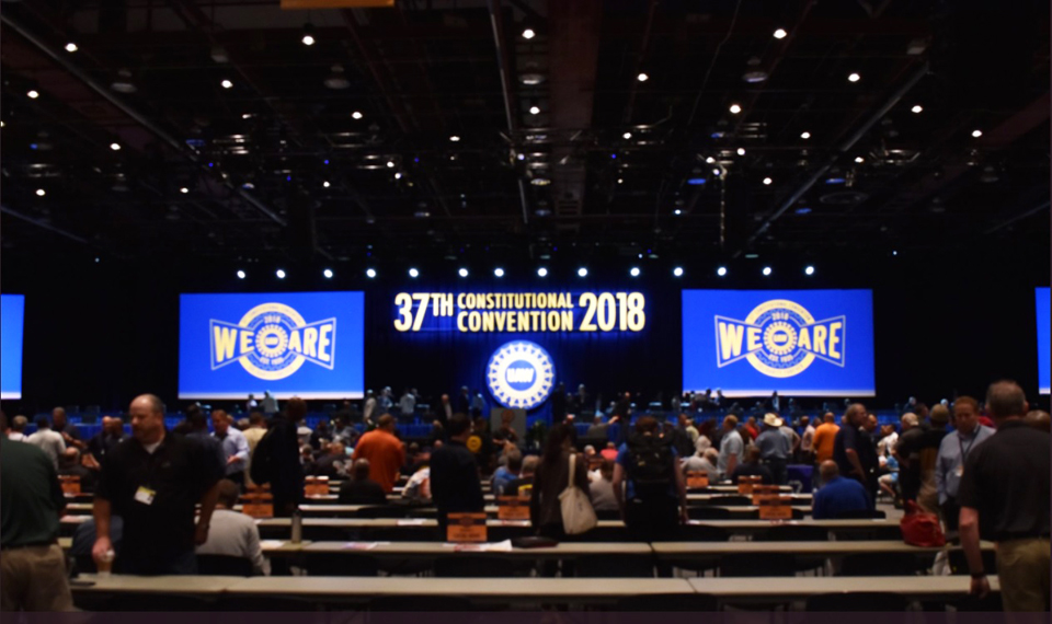 UAW delegates endorse economic platform, some say not enough