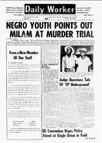 Government Reopens Case Of Emmett Till Black Youth Murdered In 1955