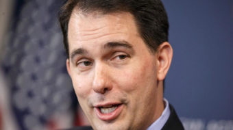 Laughter and apprehension as Wisconsin’s Walker seeks third term