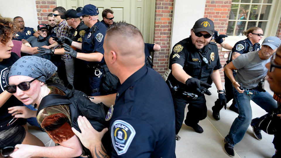 N.C. Regulator Bookshop defaced with white supremacist graffiti