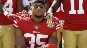 NFL player Eric Reid says fight against racial injustice won’t stop