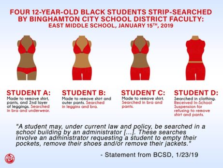 Binghamton schools put on notice after strip search of Black girls –  People's World