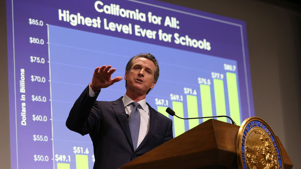 New governor’s “California for All” budget centered on education and health
