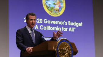 New California governor calls for housing, health care for all