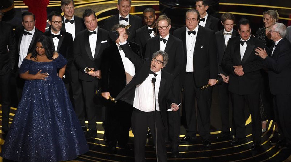 ‘Green Book’ wins best picture in an upset at multiracial Oscars