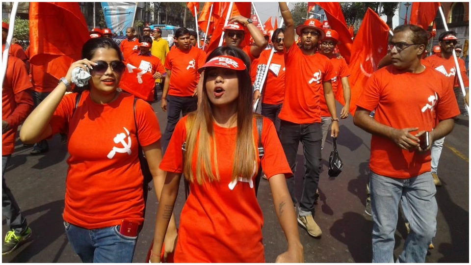 A million Communists rally in India pledging to oust Modi