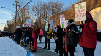 Union begins Ohio’s first charter school strike