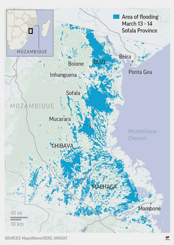 Where Villages Once Stood Mozambique Now Has An Inland Ocean People