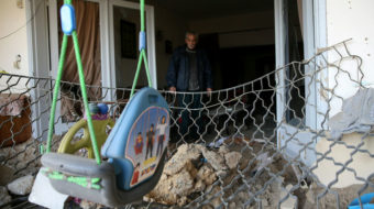 Bombs fall again in Gaza as Netanyahu fights for re-election