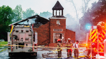 Trump offers cash for Notre Dame, says nothing about burned Black churches