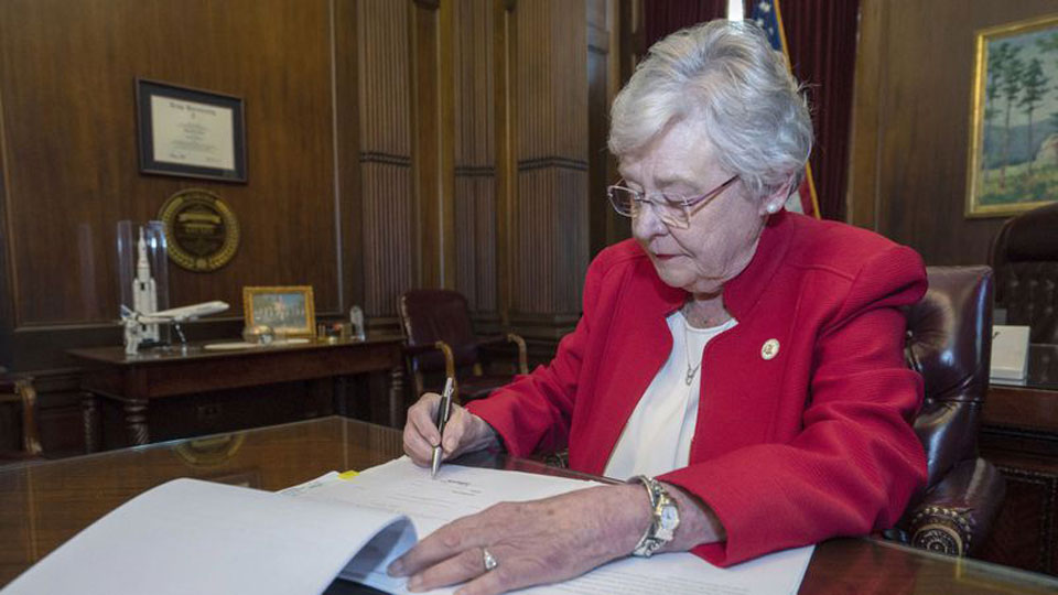 Alabama governor says God backs the attack on women’s rights