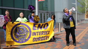 Intersex justice activists call on hospitals to stop unnecessary surgeries on infants