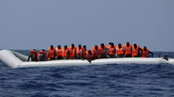 Hundreds of migrants are still stranded in the Mediterranean