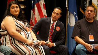 Castro showcases specific indigenous policies at Native forum, but Delaney stumbles