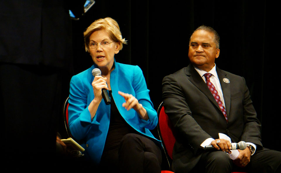 Elections 2020: Warren and Klobuchar address Native American presidential candidate forum