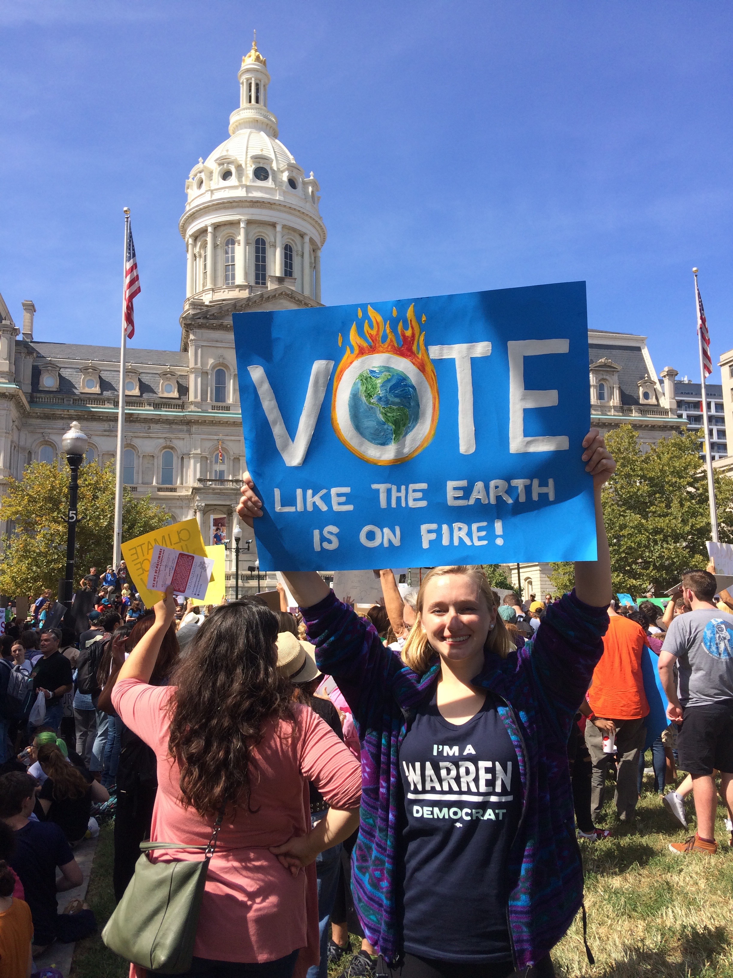 Youth lead fight for future at Baltimore Climate Strike People's World