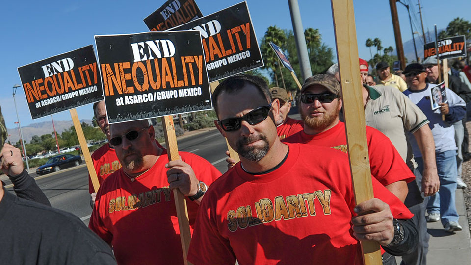 Tucson: Copper strikers and supporters rally for a fair deal