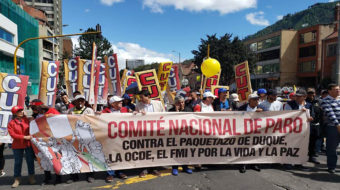 Colombia: Miles de personas marchan contra políticas del Gobierno