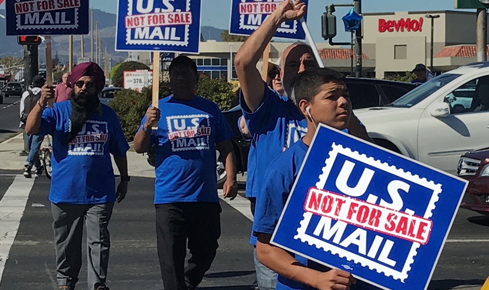 Postal workers use video for “U.S. Mail Not For Sale” campaign