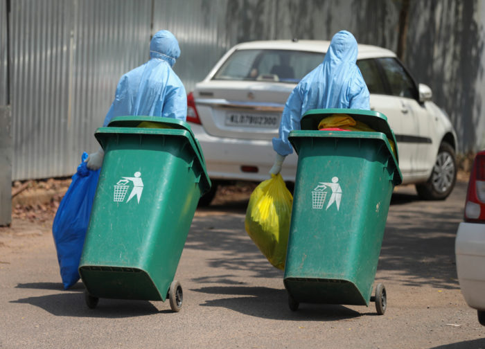 Coronavirus clean-up: Sanitation workers face increased risk, job loss ...