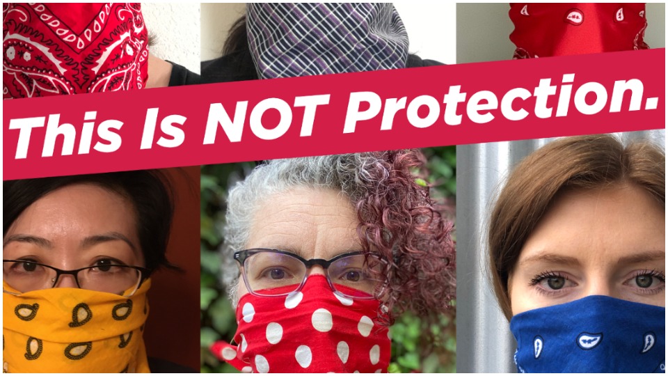 Nurses launch campaign against CDC's OK of bandannas and scarves – People's  World