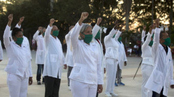 Cuban doctors battle COVID-19 around the globe, defying U.S.