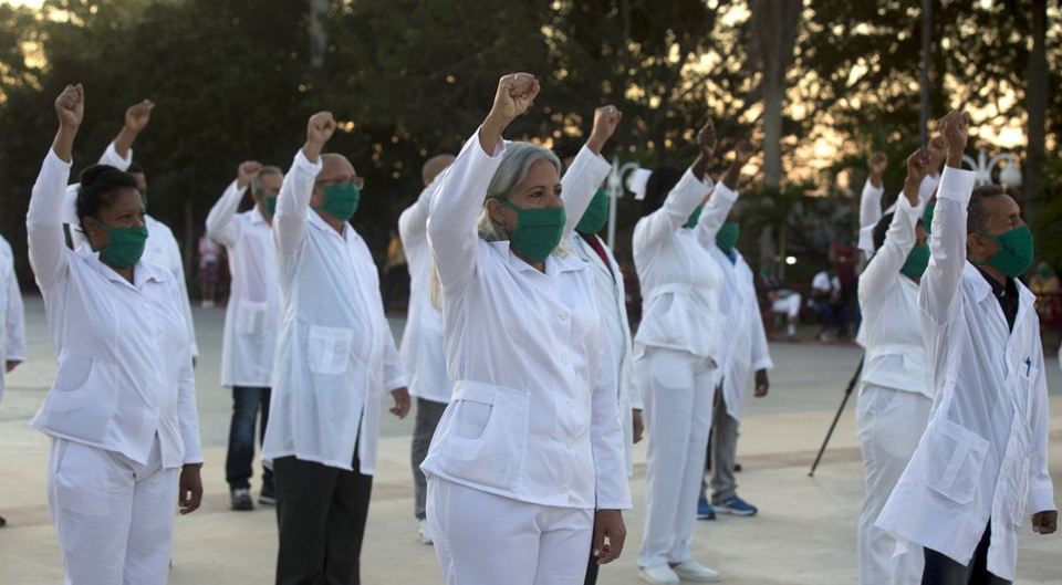 Cuban doctors battle COVID-19 around the globe, defying U.S.
