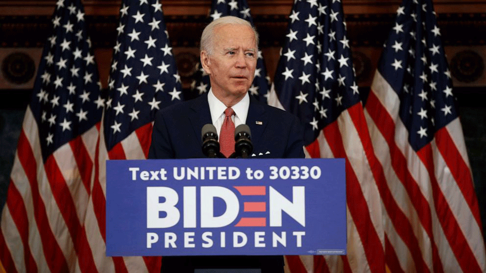 Biden offers a sharp contrast to Trump in remarks on the uprising