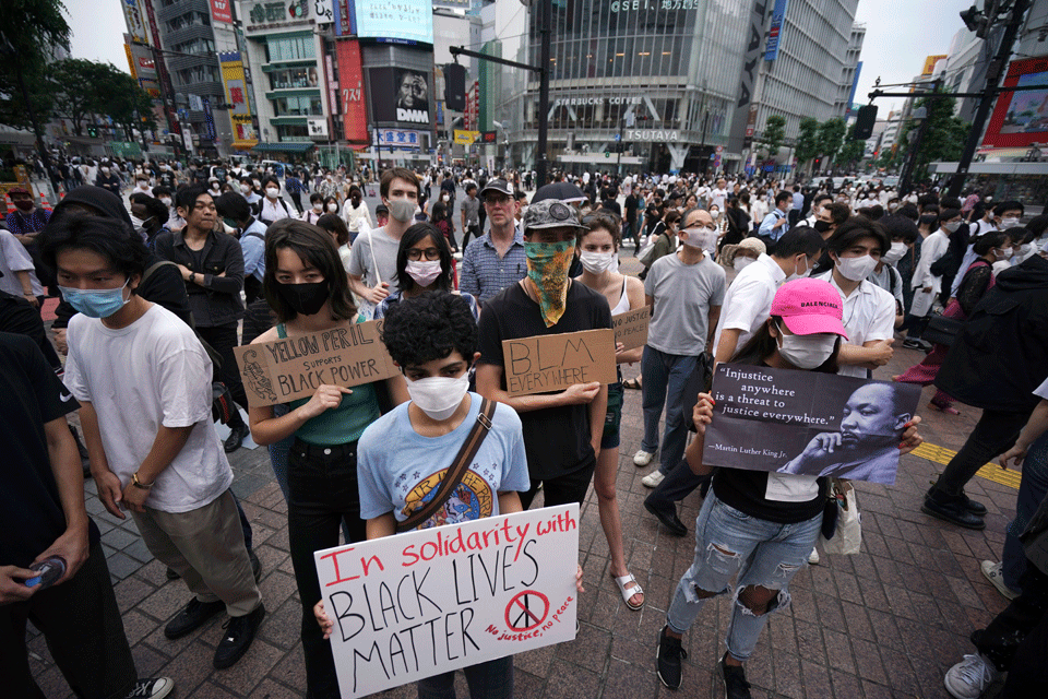 Activists in Japan join the global Black Lives Matter movement