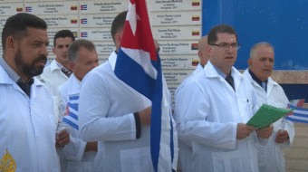 Cuba’s president and international coronavirus fighters talk about the pandemic